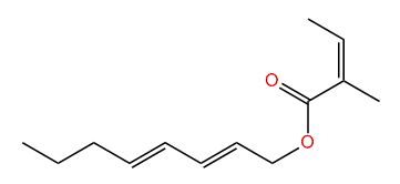 (E,E)-2,4-Octadienyl (Z)-2-methyl-2-butenoate